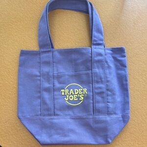 Trader Joe's Blue mini Tote Bag